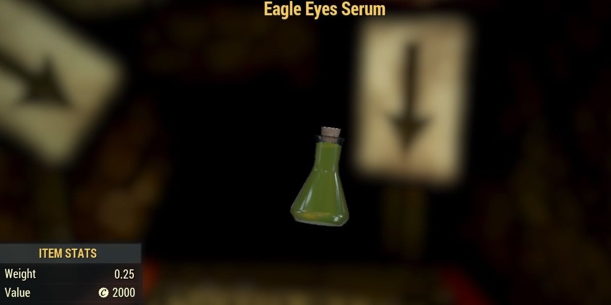Fallout 76 Eagle Eyes Mutation Serum.