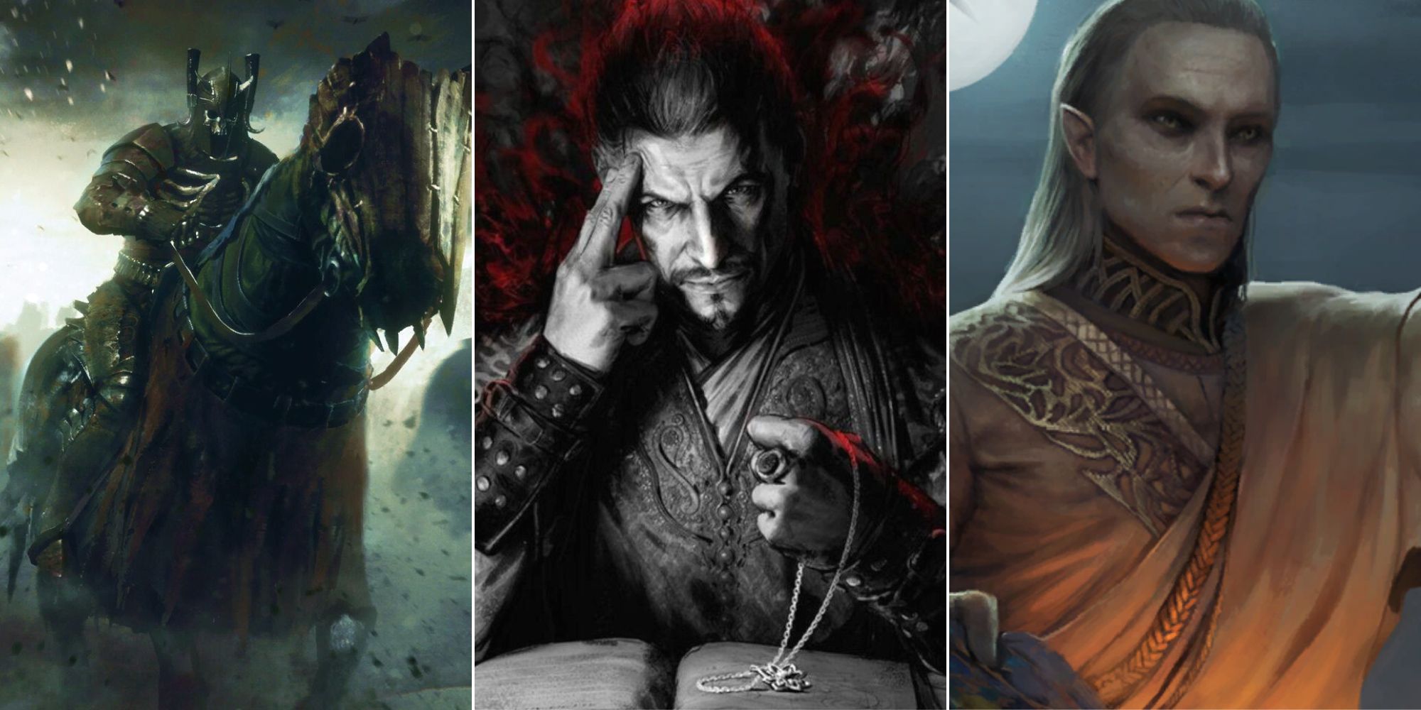 Split Image of character art from Gwent Rogue Mage