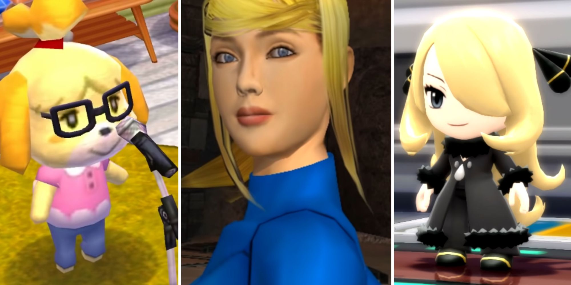 Isabelle, Samus, Cynthia