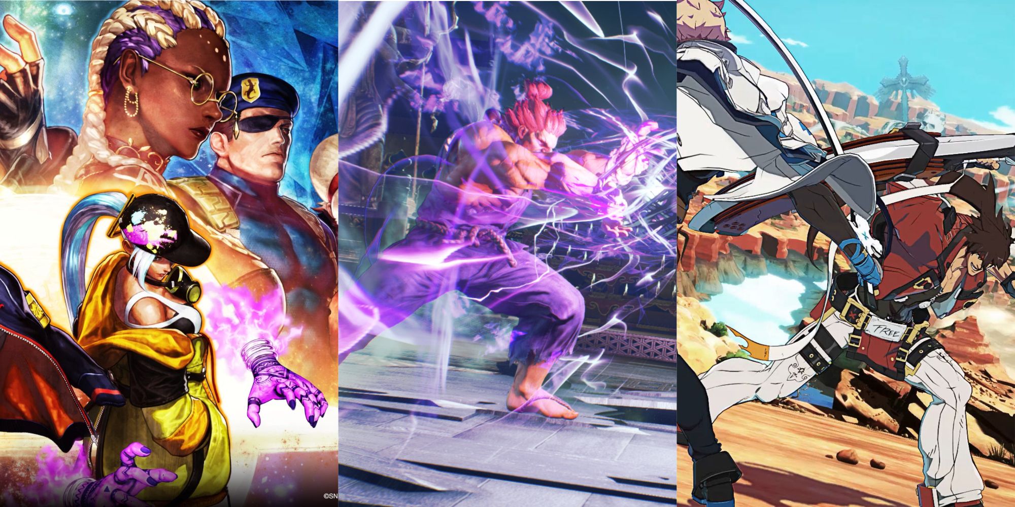 Fighters To Go Pro split image - King Of Fighters, Tekken 7, Guilty Gear