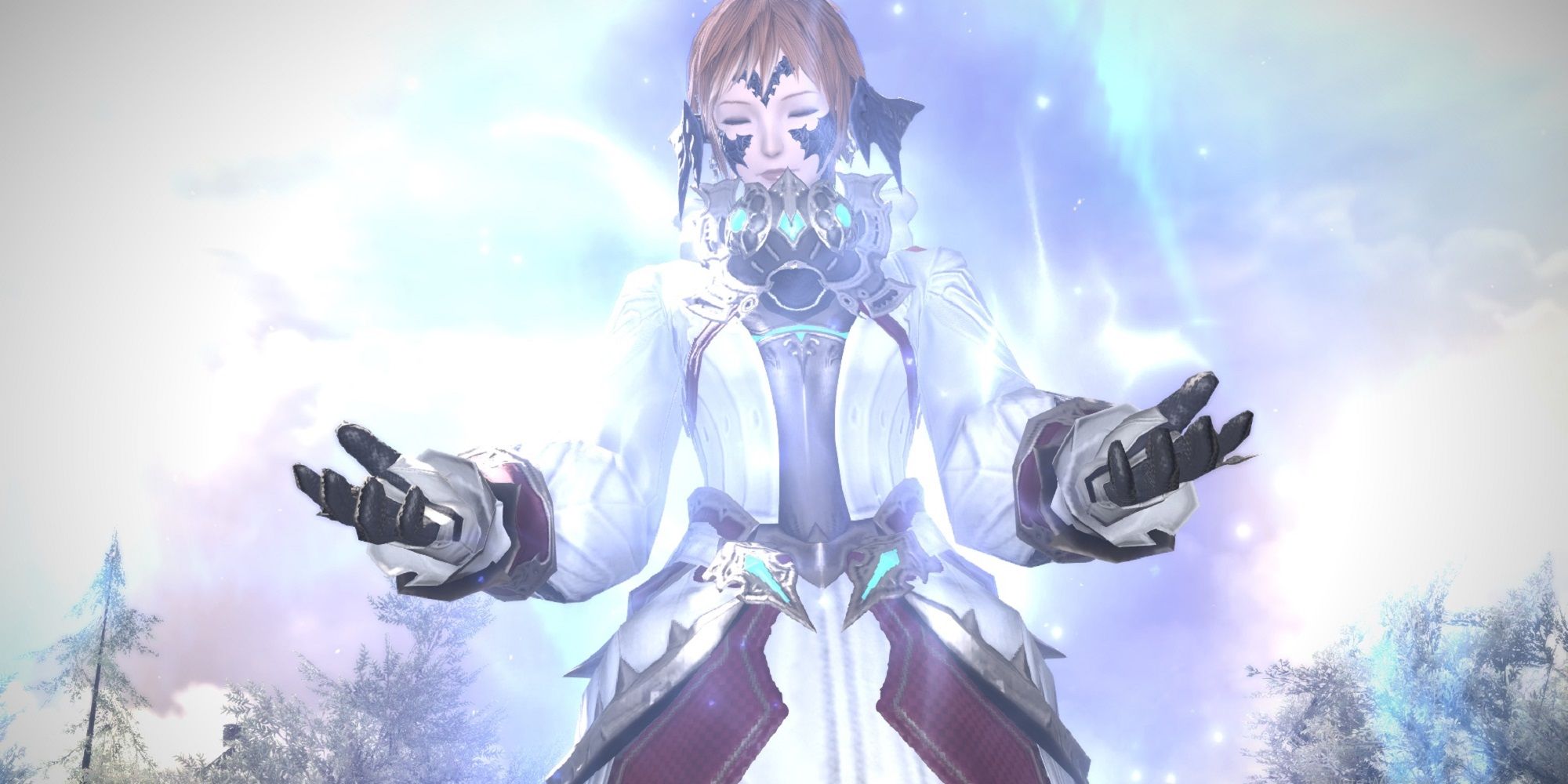 Final Fantasy XIV, white mage casting a spell