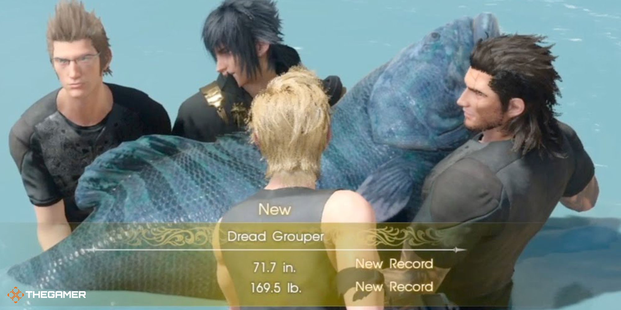 Final Fantasy XV (15) - Catching Grouper
