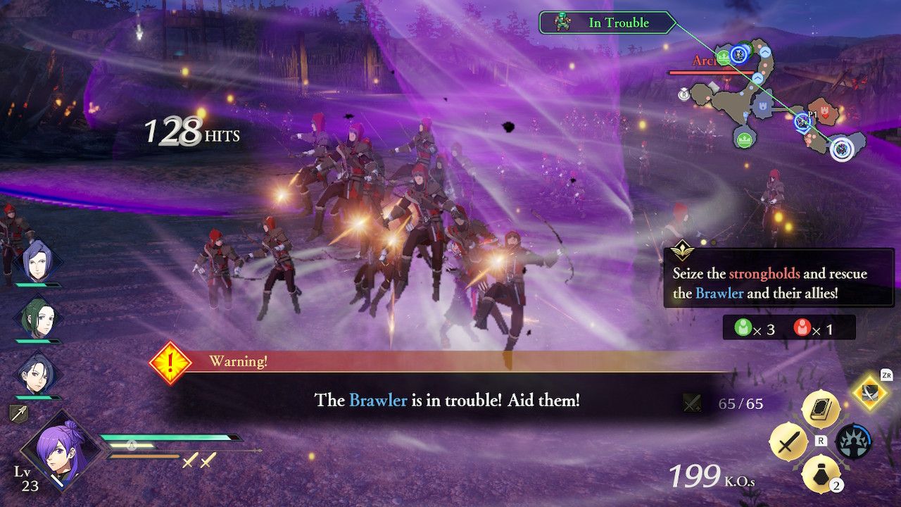 Fire Emblem Three Hopes Brawler Battle Trouble Aid