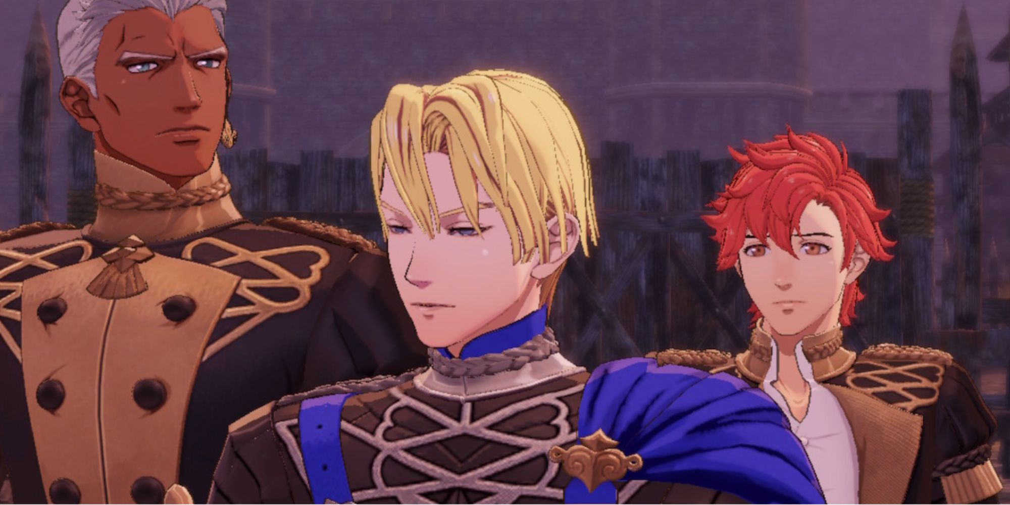 Fire Emblem Warriors Three Hopes - Dedue, Dimitri and Sylvain