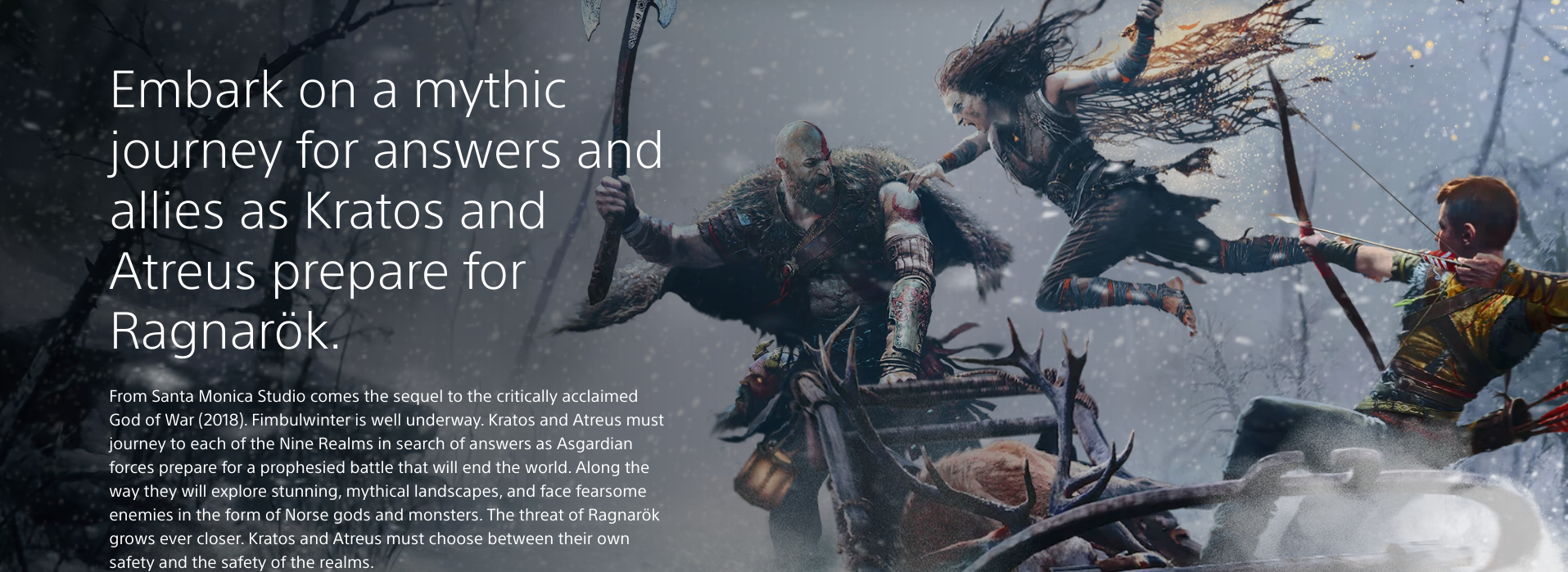 God Of War Ragnarok Website Updated With New Story Details