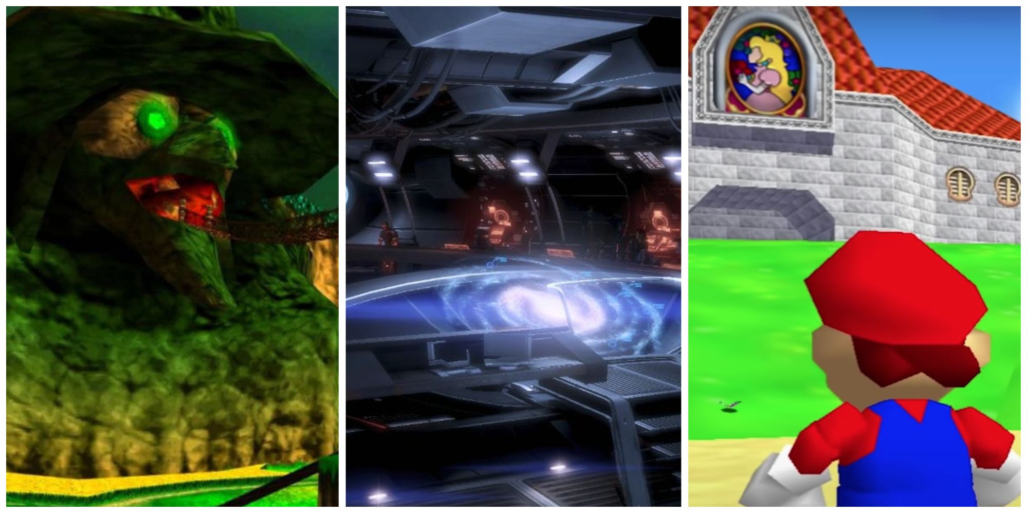 Game Hub Areas Collage