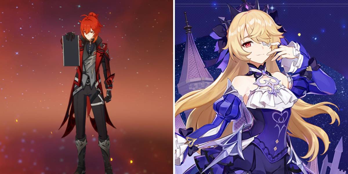 Genshin Diluc - The Crimson Knight’s Journey to Pyro Power and Tactical Mastery