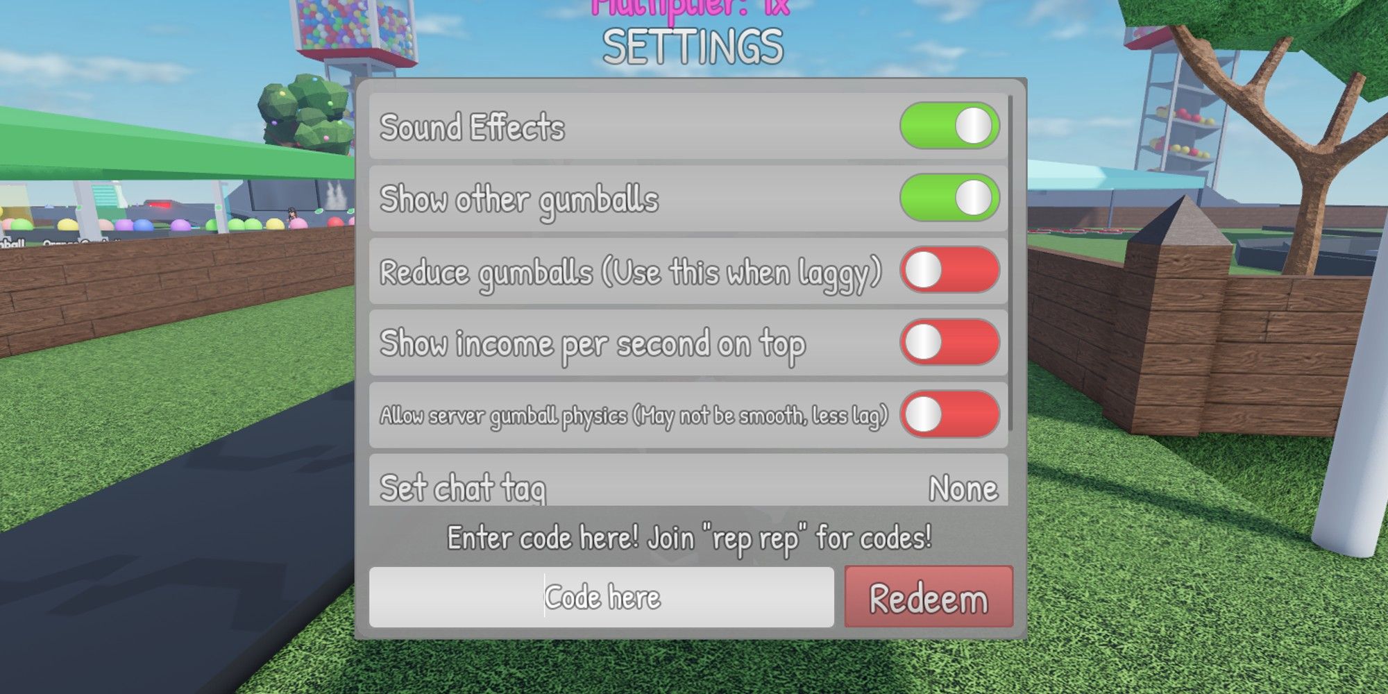 Gumball Factory Tycoon Codes Page