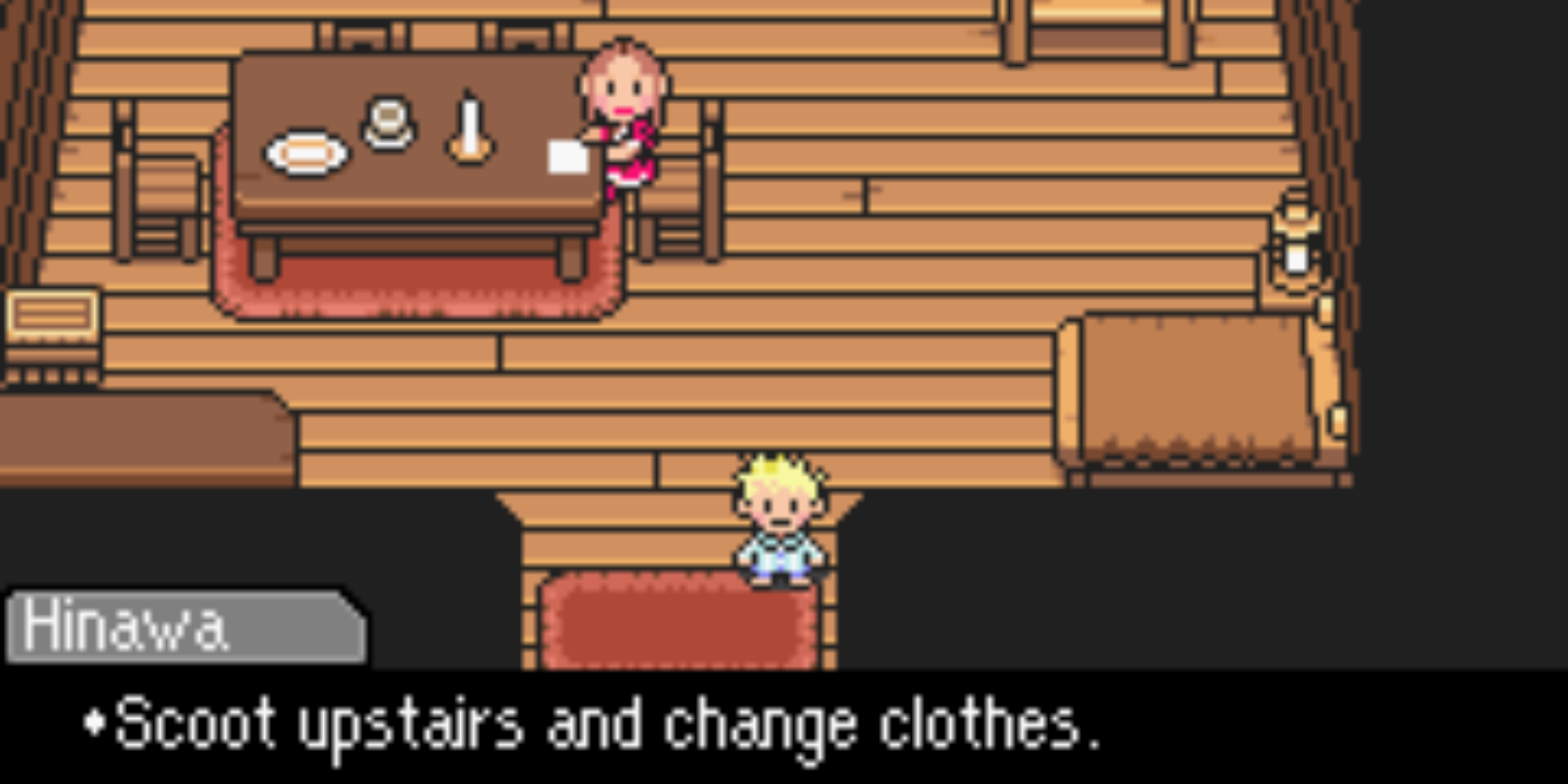 Hinawa  in game, Mother 3.