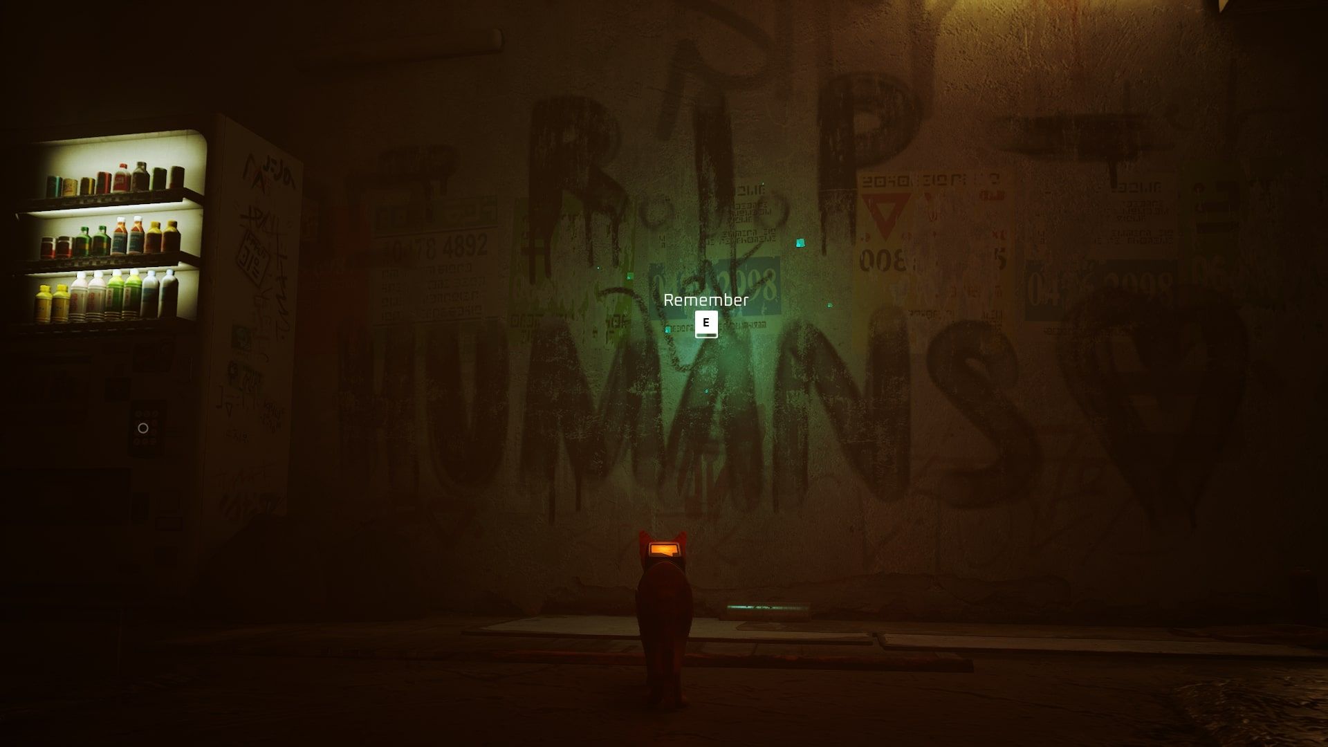 Stray Slums graffiti saying RIP HUMANS