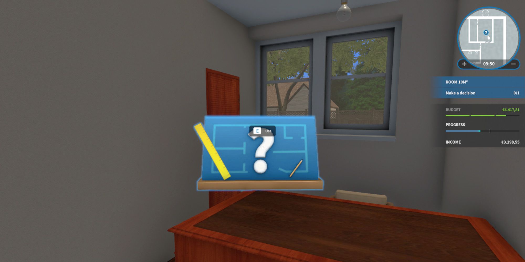 Decision tool in the HGTV dlc for House Flipper