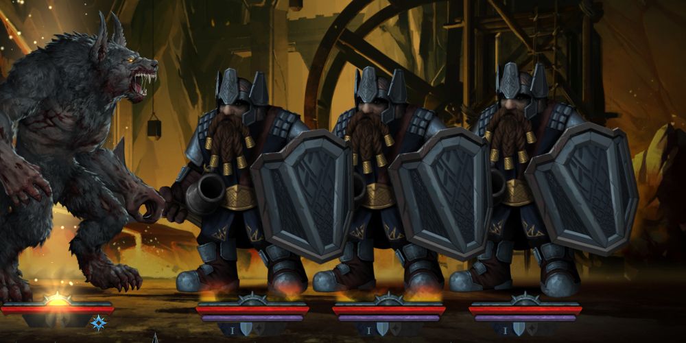 triple dwarf warrior
