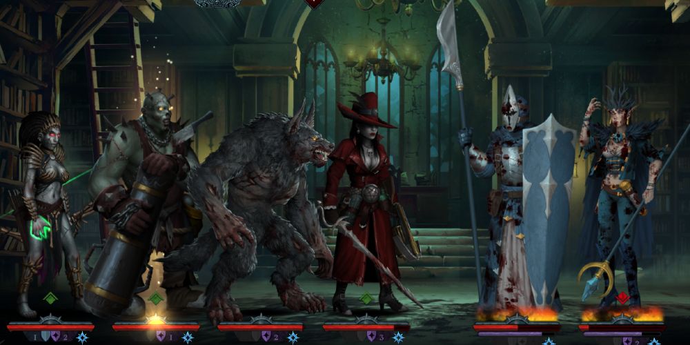 lord of the dead catacombs warden and sorceress versus bride zombie werewolf dhampir