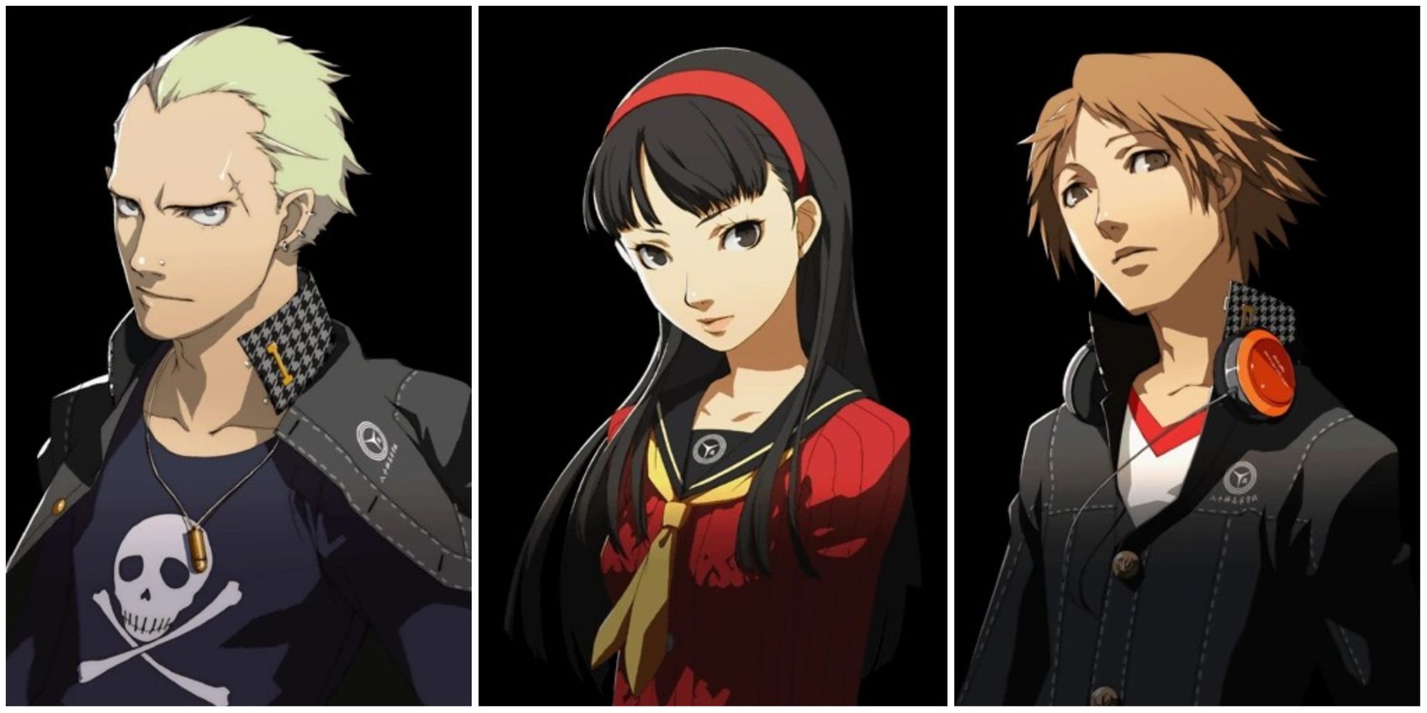 Kanji, Yukiko, and Yosuke from Persona 4