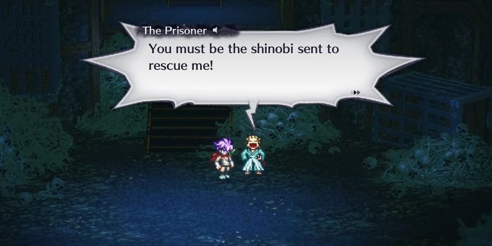 Live A Live The Prisoner Talks to Oboro