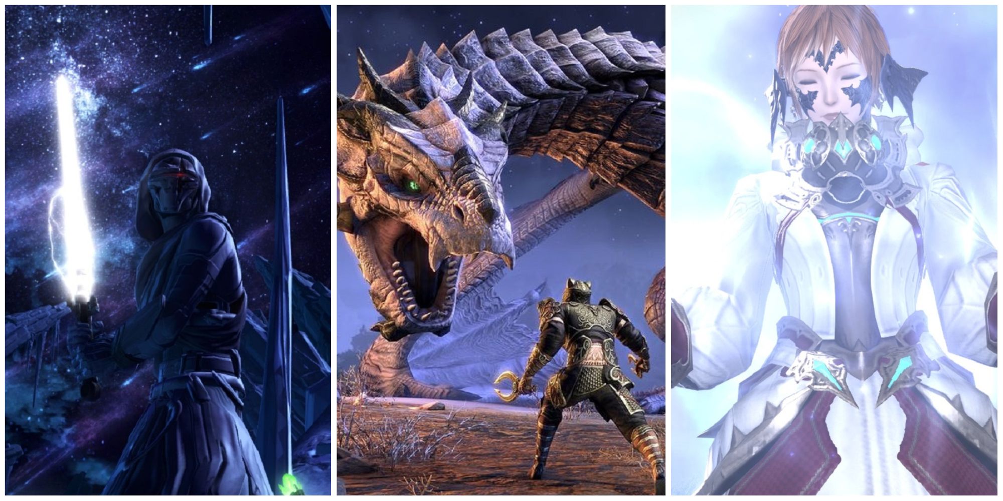 Star Wars the Old Republic, The Elder Scrolls Online, and Final Fantasy XIV