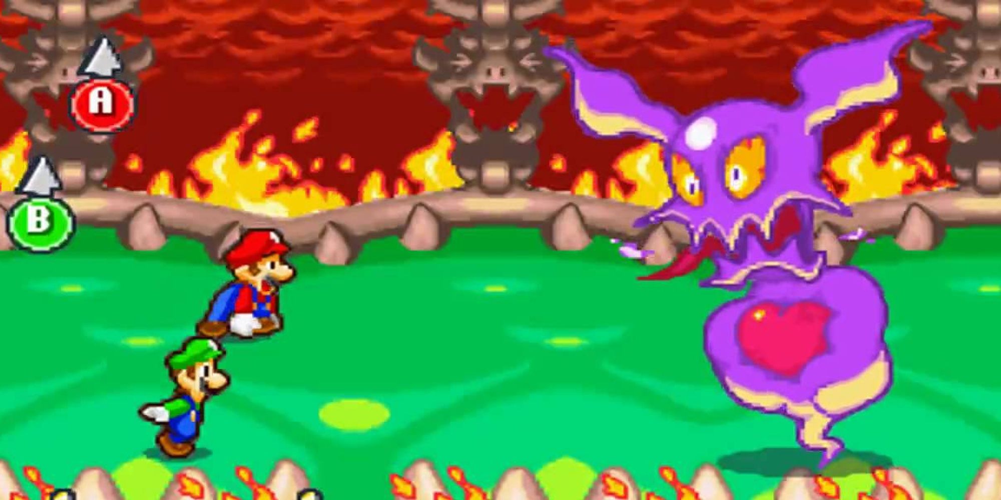 Mario and Luigi Superstar Saga Cackletta fight