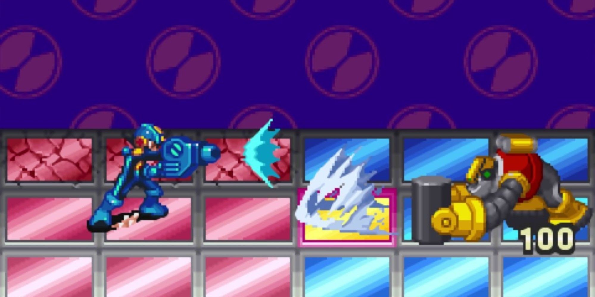 Mega Man Battle Network Guts Fight