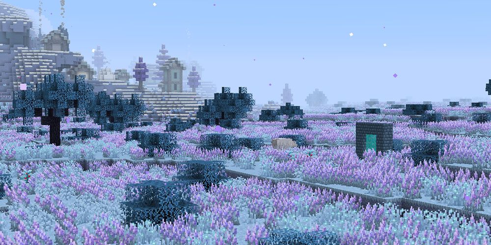 Minecraft Blue Skies Dimension Mod Snowy Portal