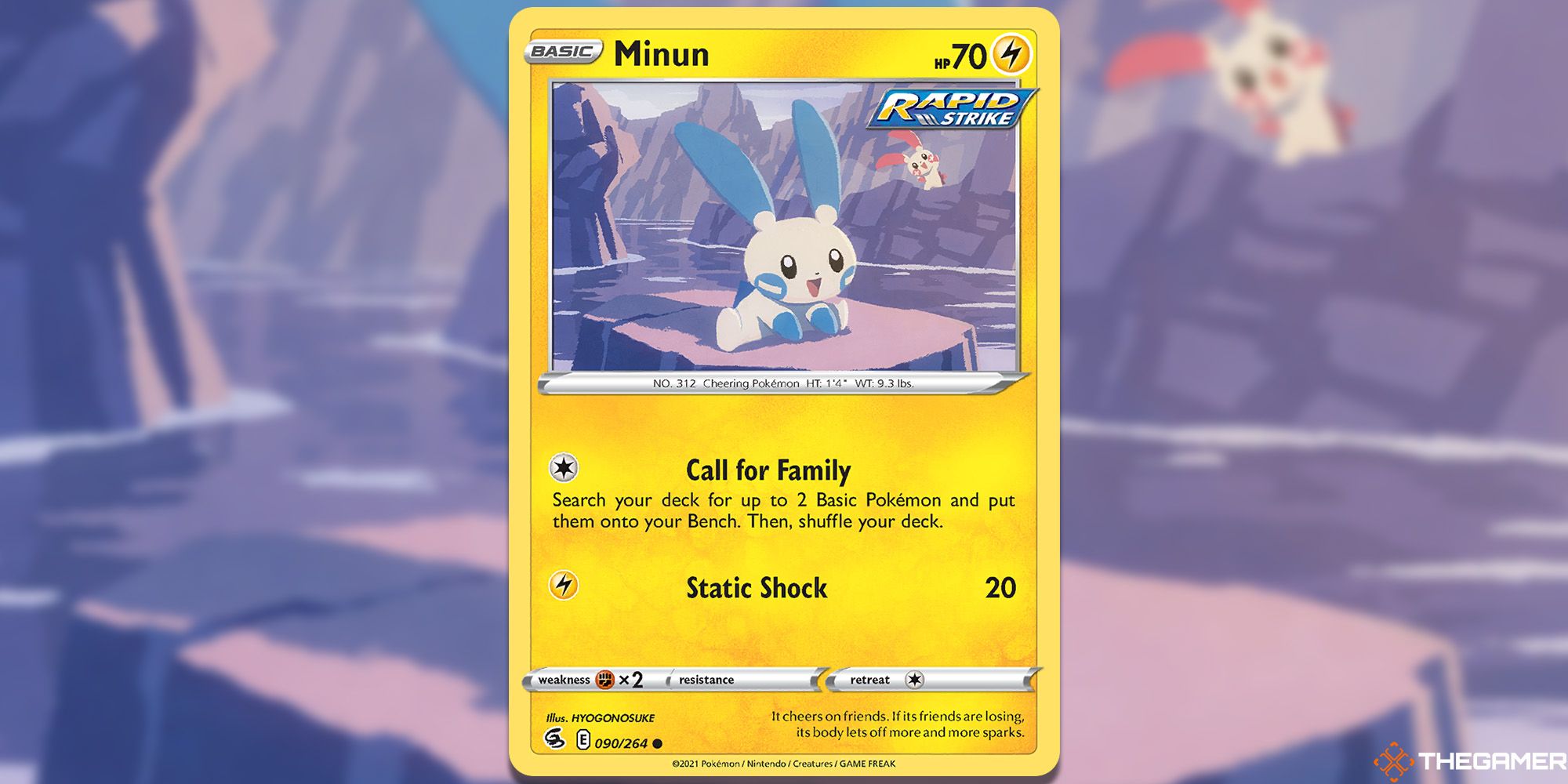 Minun #090 / Pokemon TCG Fusion Strike