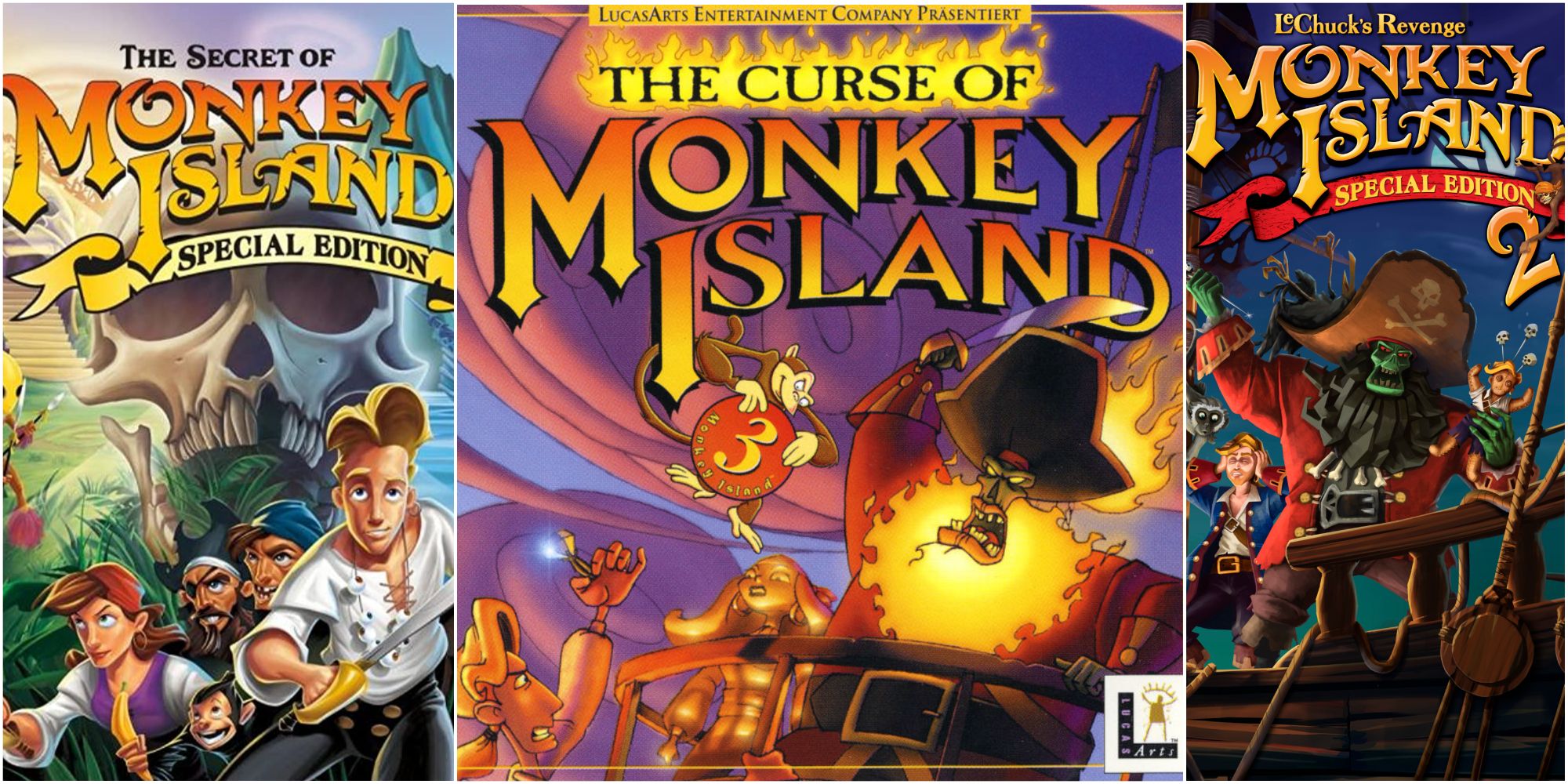 Monkey Island Games Cover Art