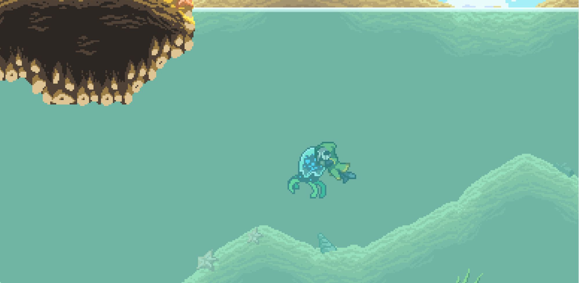 Monster Sanctuary Nautiloid Swimming