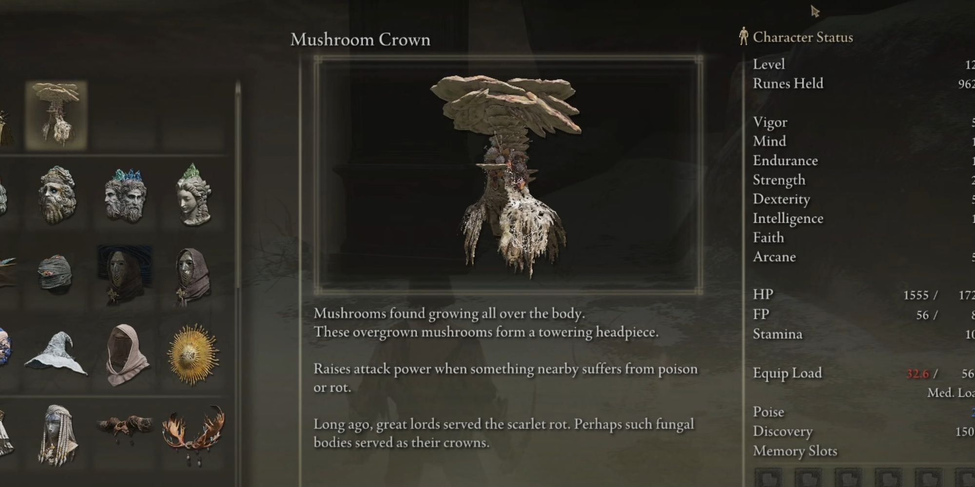 Mushroom Crown Elden Ring