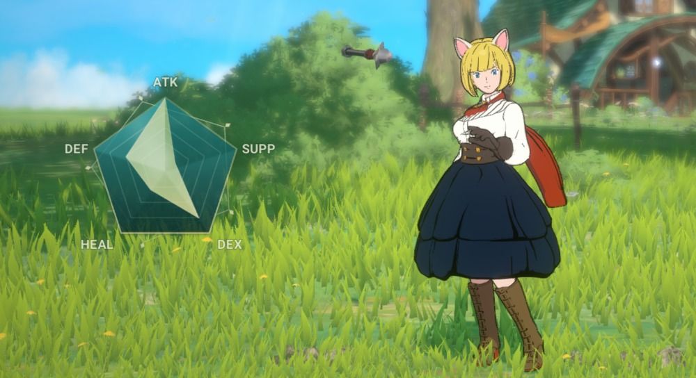 Ni No Kuni Cross Worlds - screenshot of the Witch's Stats Screen