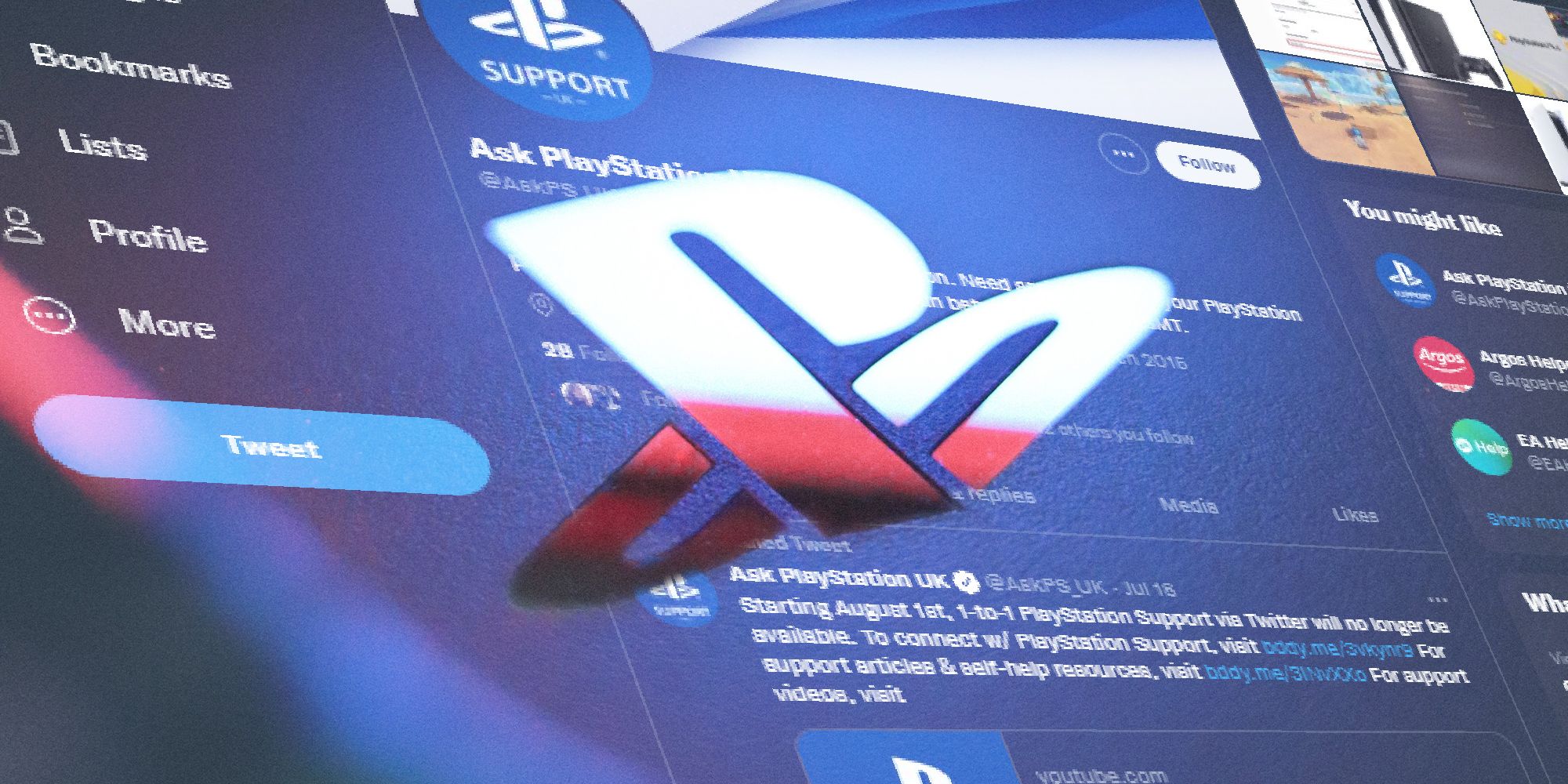 PlayStation Dropping Support Via Twitter In August