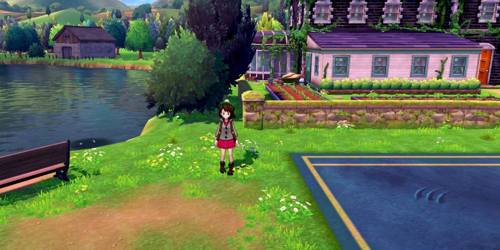 Pokemon-Sword-And-Shield-Trainer-Stands-By-The-Lake-1