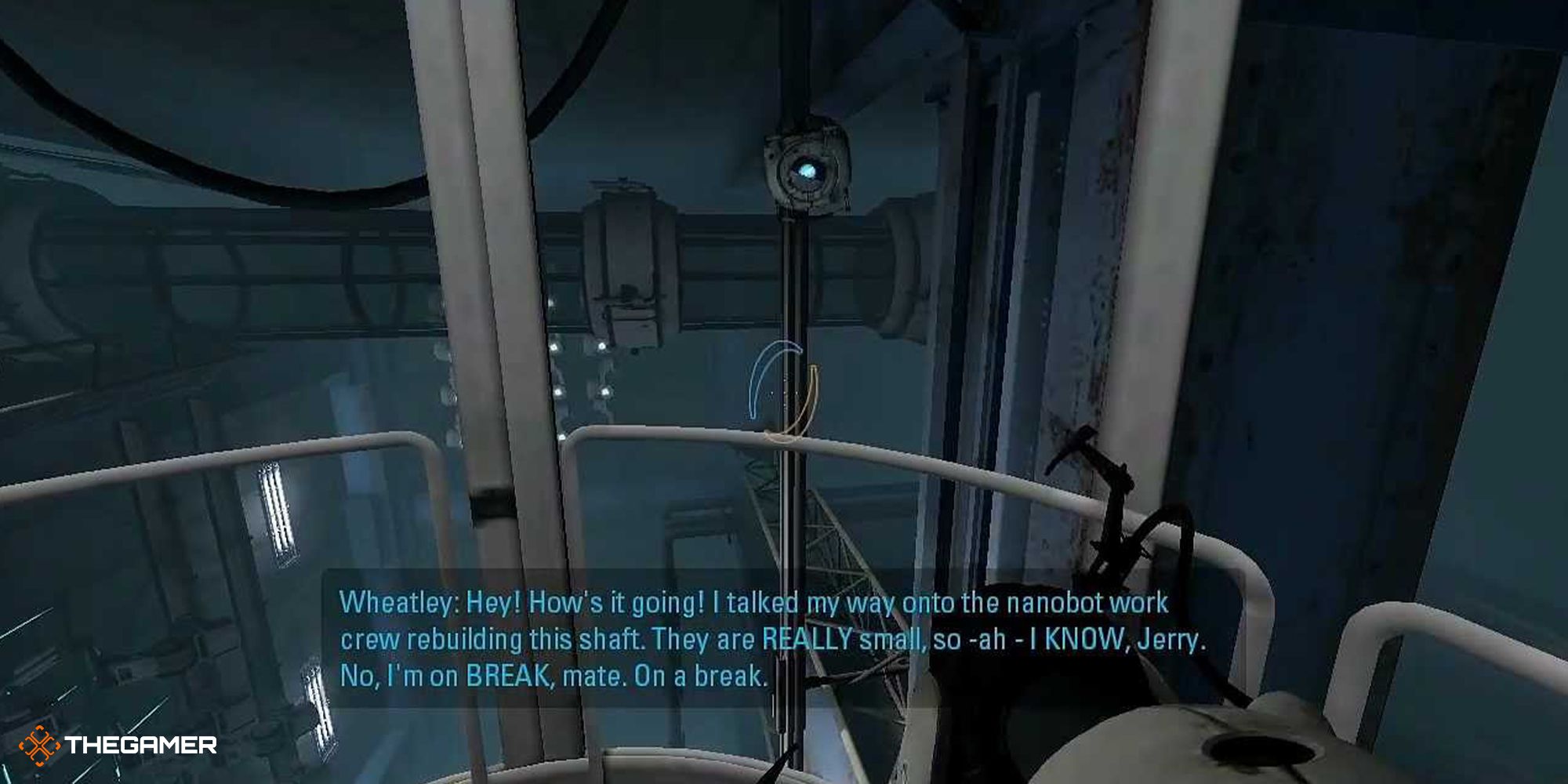 Portal 2 - Wheatley talking to Jerry