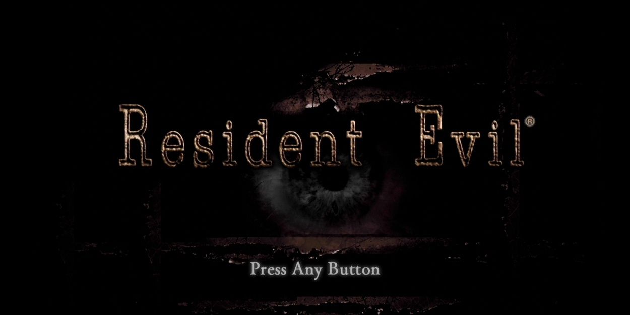 Resident Evil Remake title screen