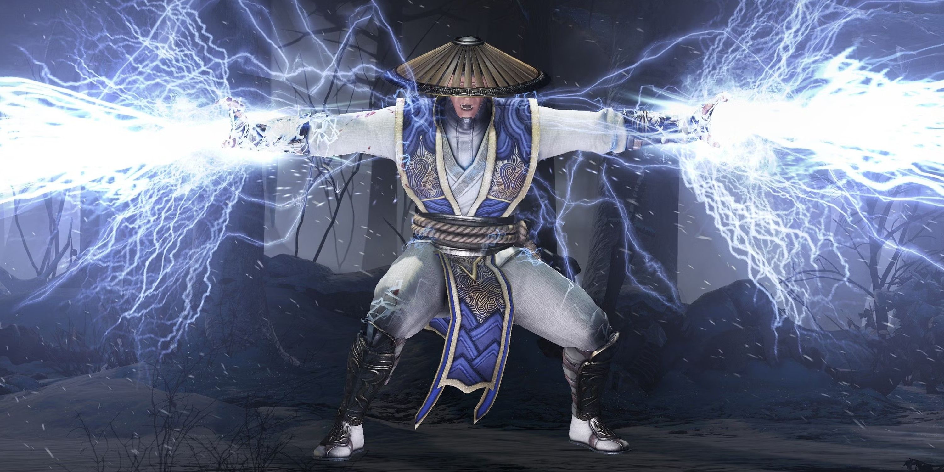 Raiden throws down some lightning and lays down the law