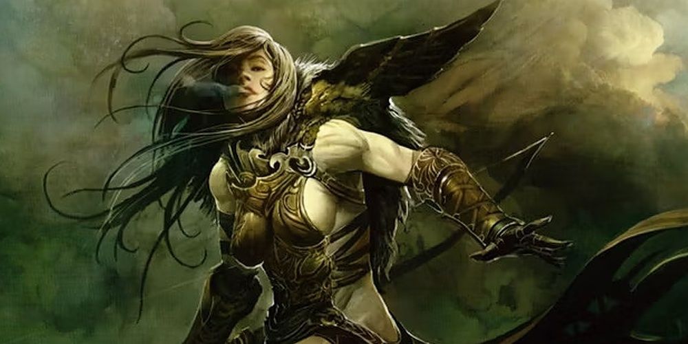 Concept art of a Ranger in Guild Wars 2.