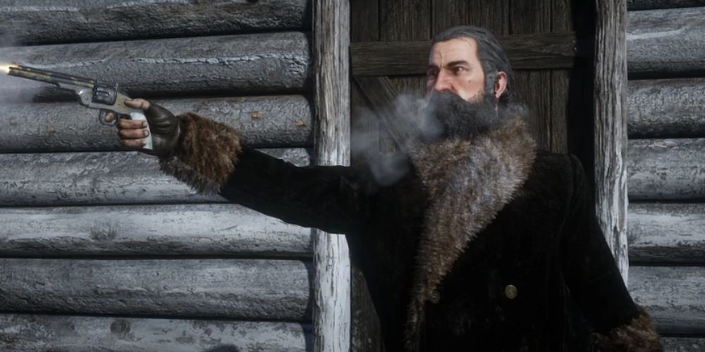 Red Dead Redemption 2 Screenshot Of Dutch In Epilogue