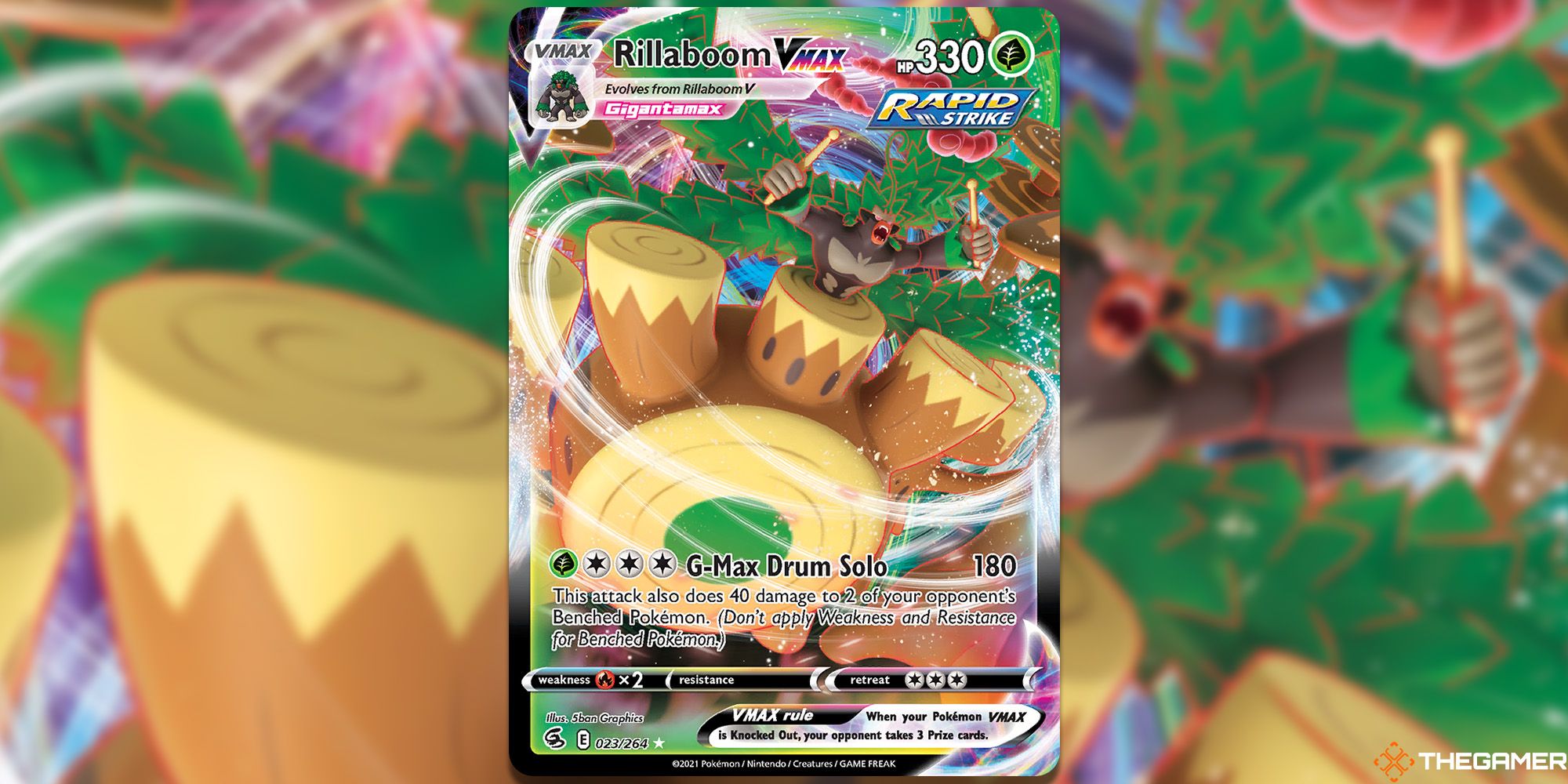 Rillaboom VMAX #023 / Pokemon TCG Fusion Strike