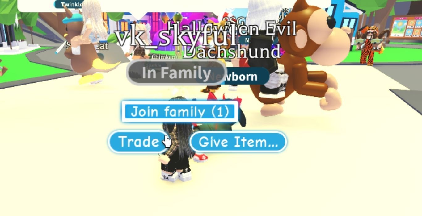 Roblox Adopt me trade