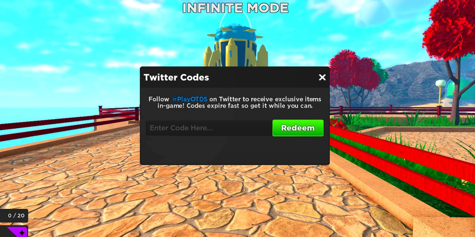 Roblox Omega Tower Defense Codes