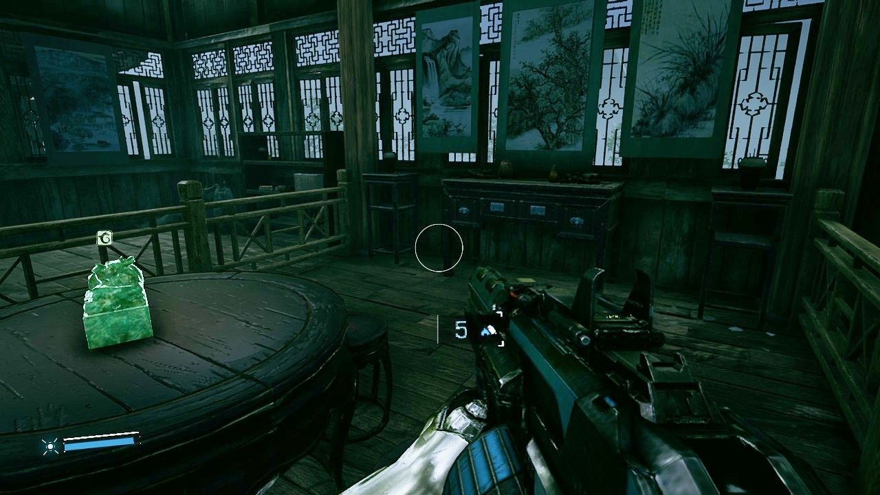 The shotgun next to a Reliquary in Bright Memory: Infinite