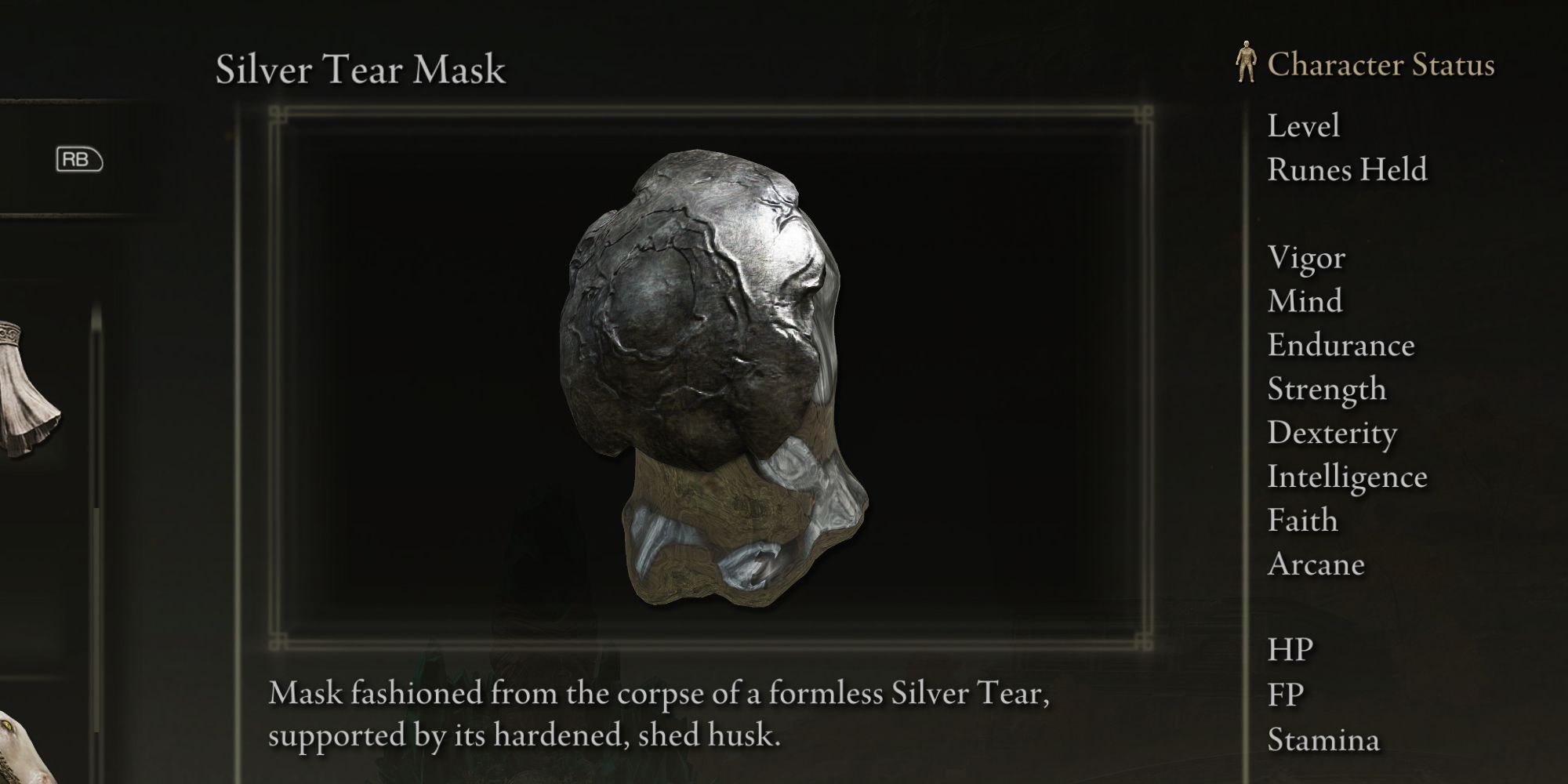 Silver Tear Mask Elden Ring
