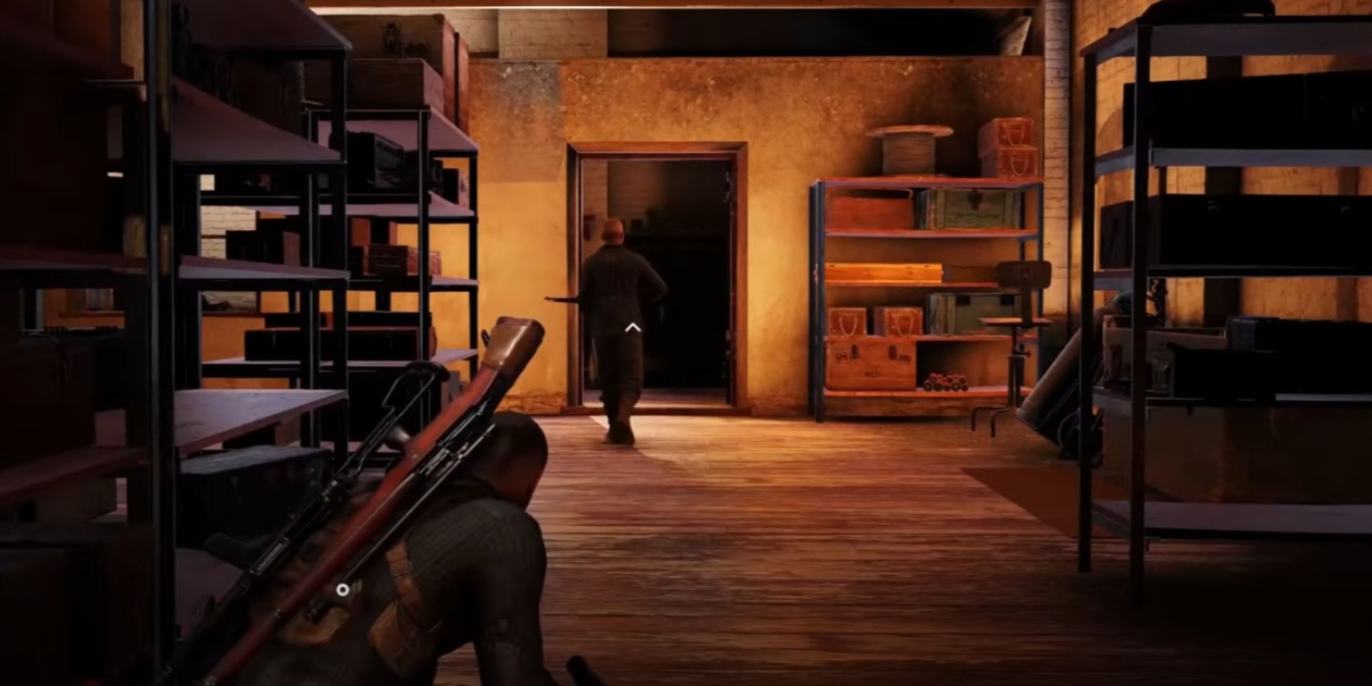 Sniper Elite 5 Matthaus Building With A Soldier Inside It