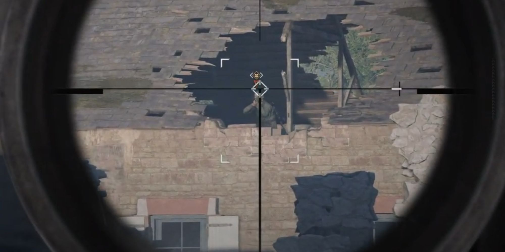 Sniper Elite 5 Second Sniper Sitting In A Building