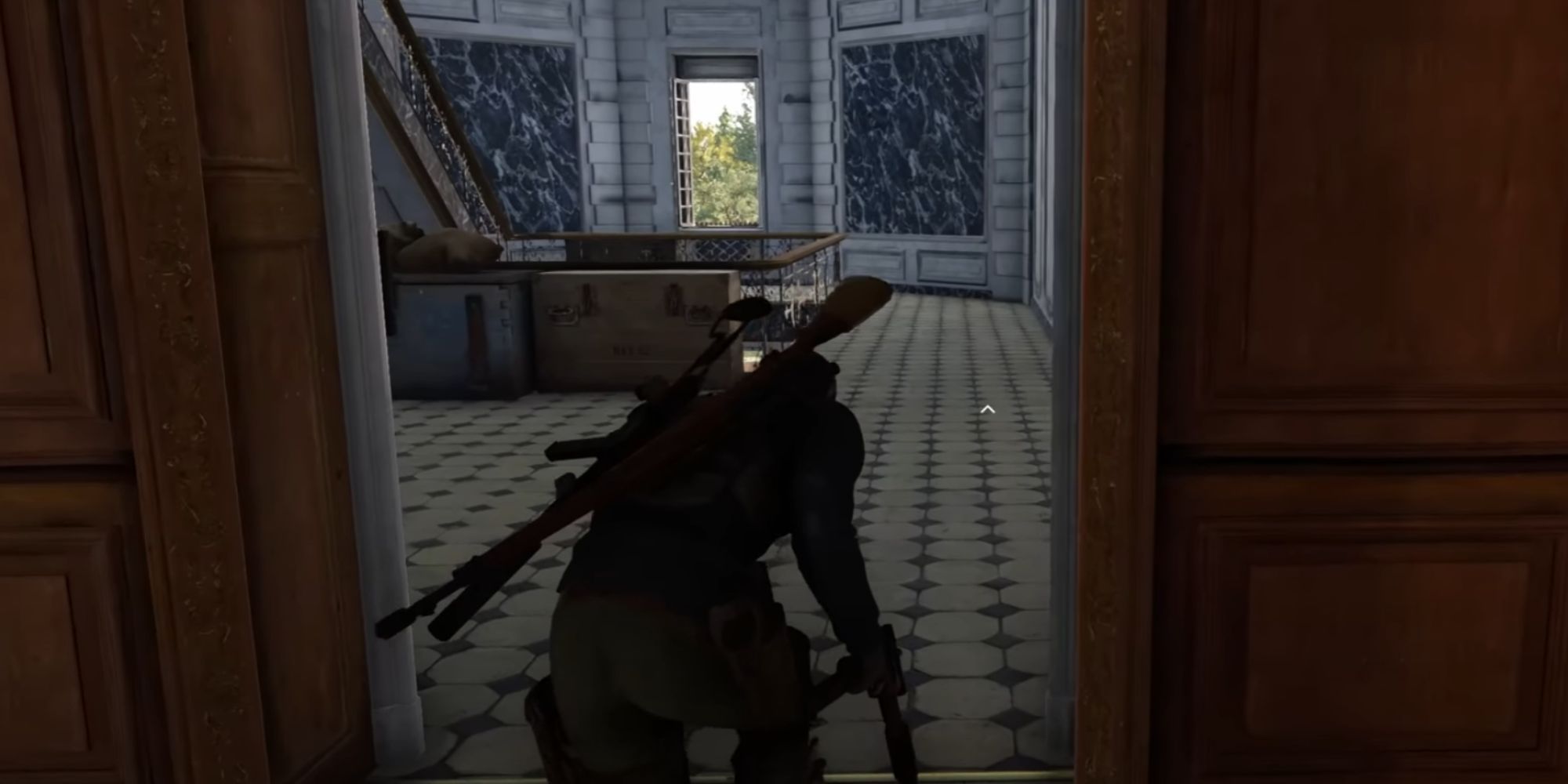 Sniper Elite 5 Staircase Inside The Mansion