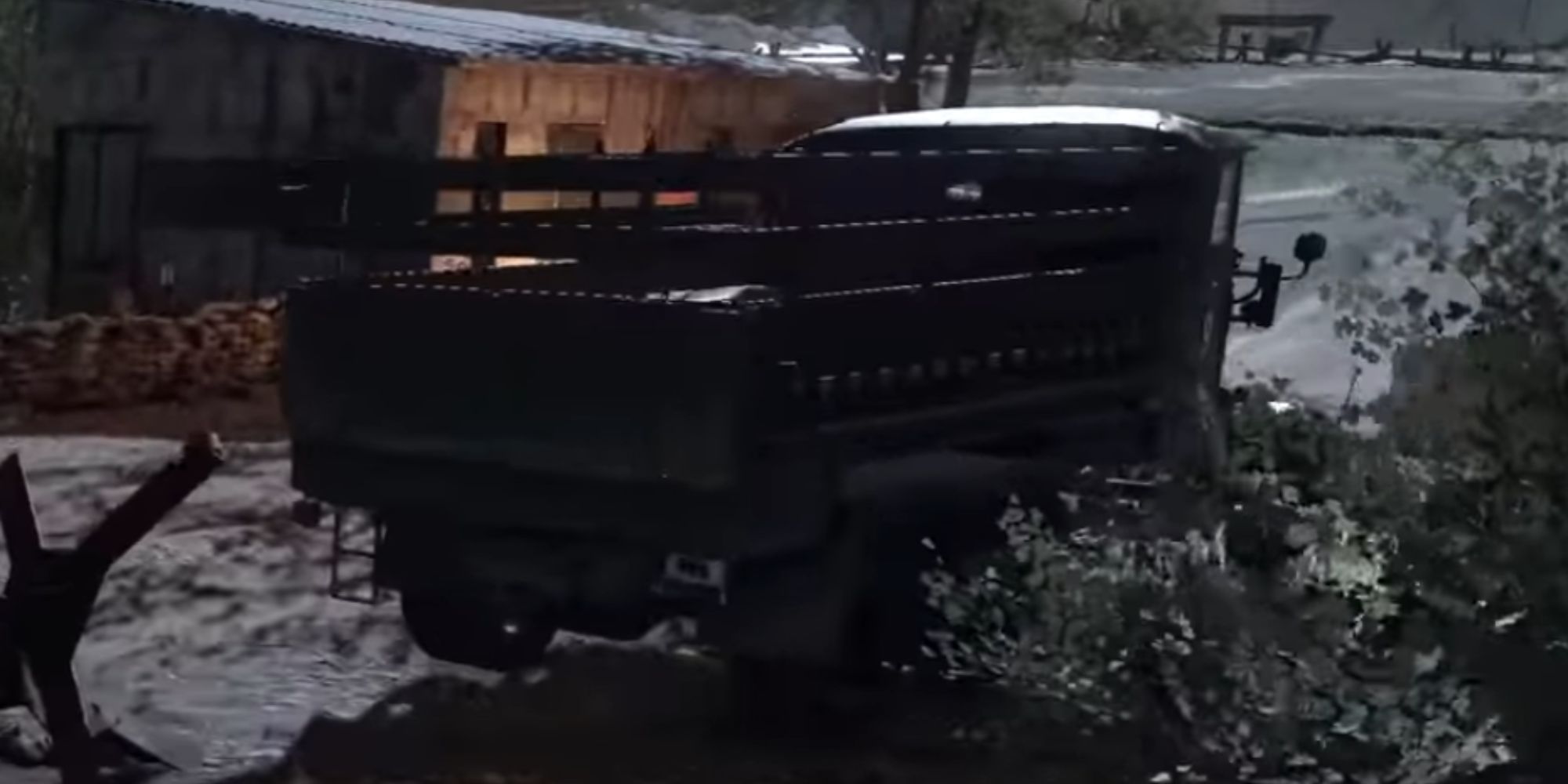 Sniper Elite 5 Truck Sitting On A Road