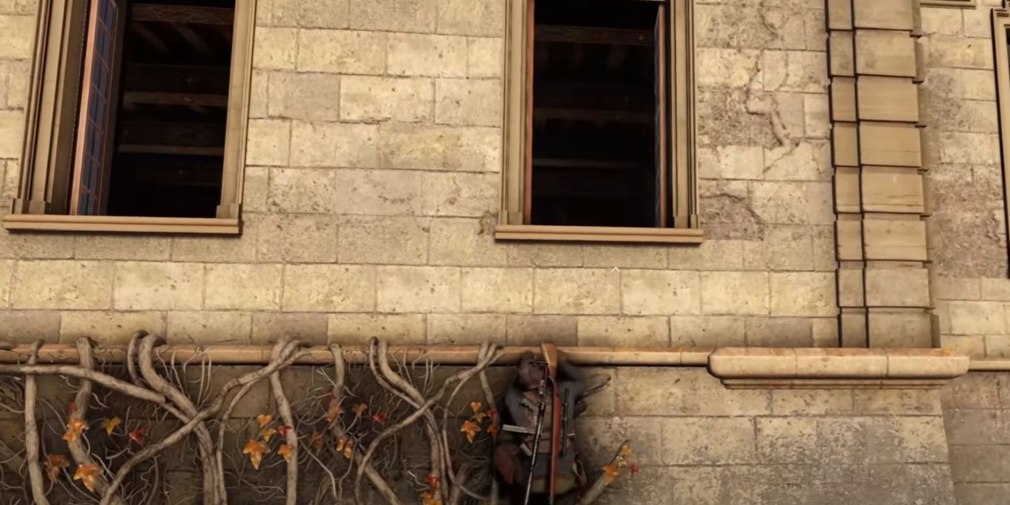 Sniper Elite 5 Vines On The Side Of The Mansion