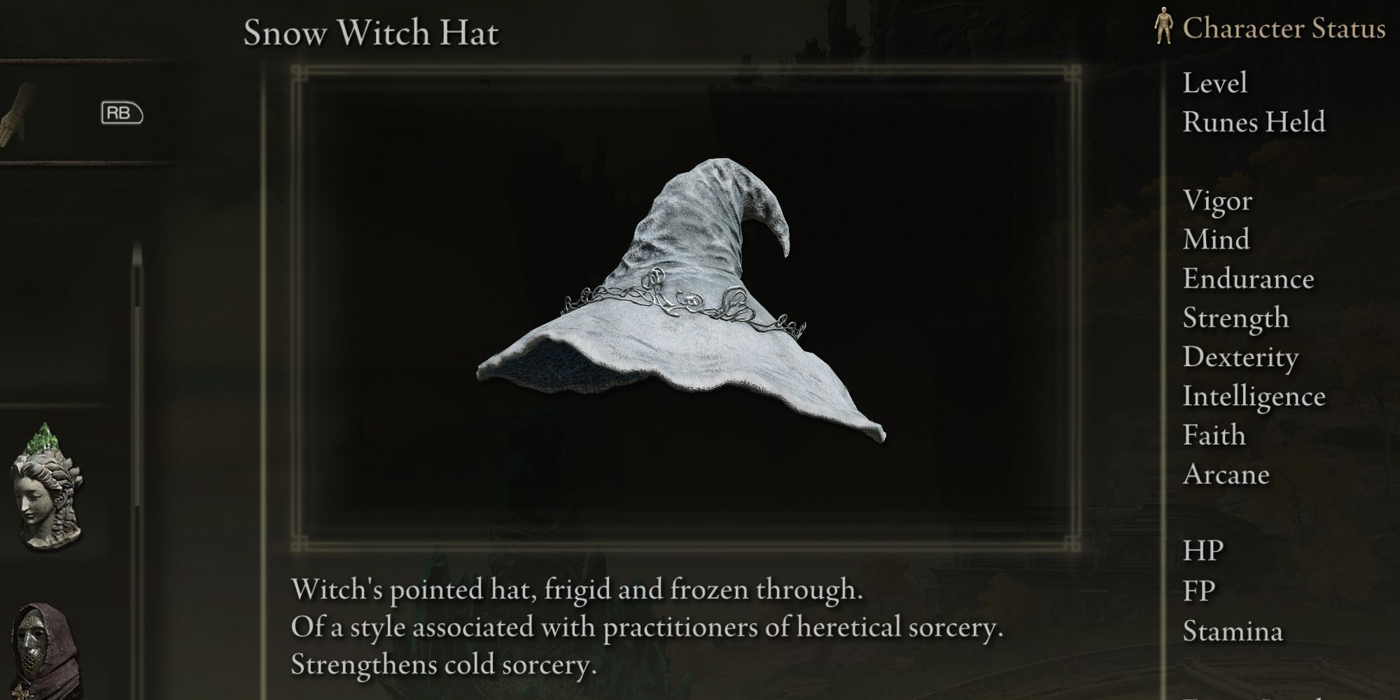 Snow Witch Hat Elden Ring