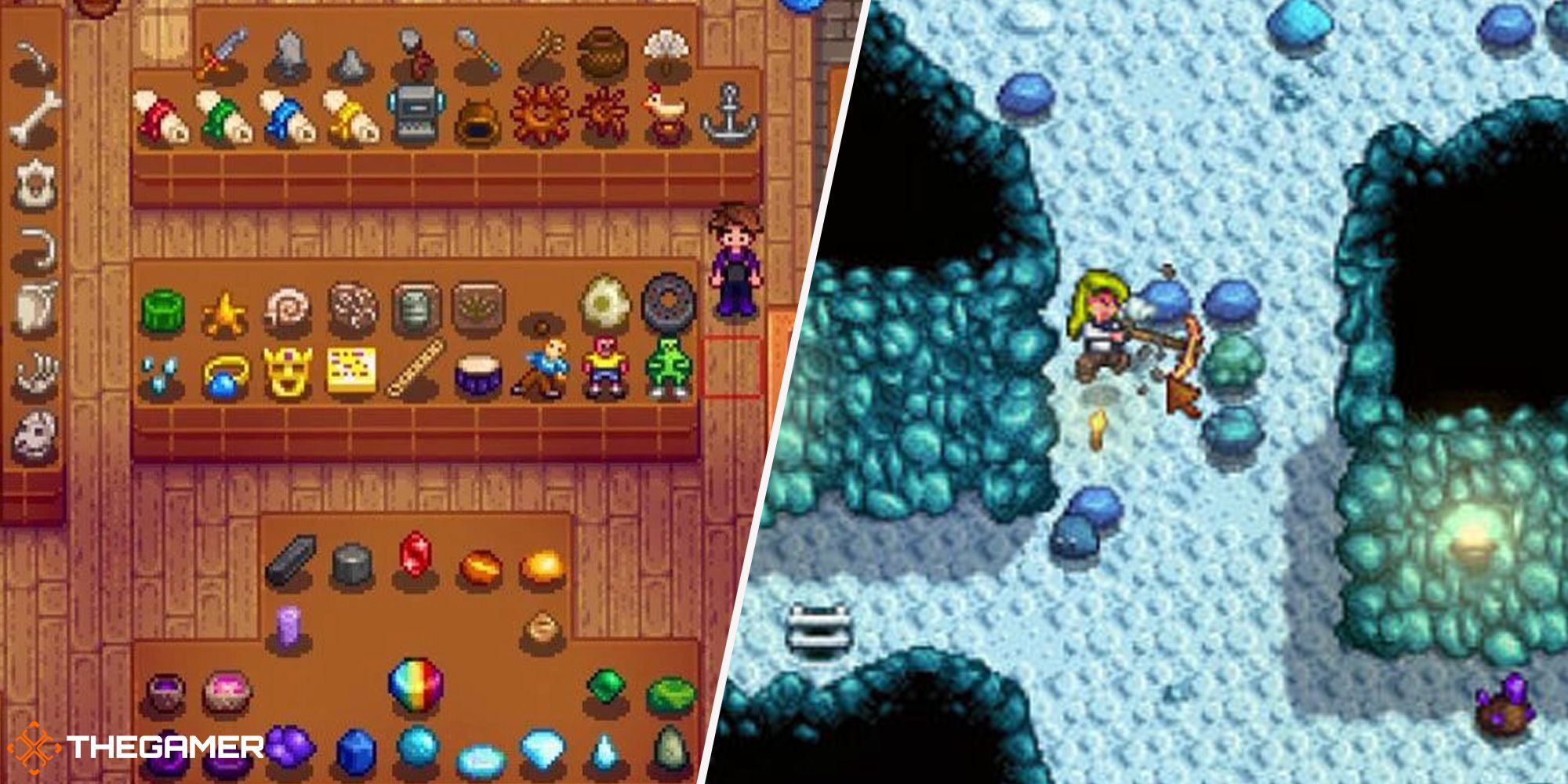 Stardew-Valley---player-in-the-mines-(right)-player-in-the-museum-(left)-1
