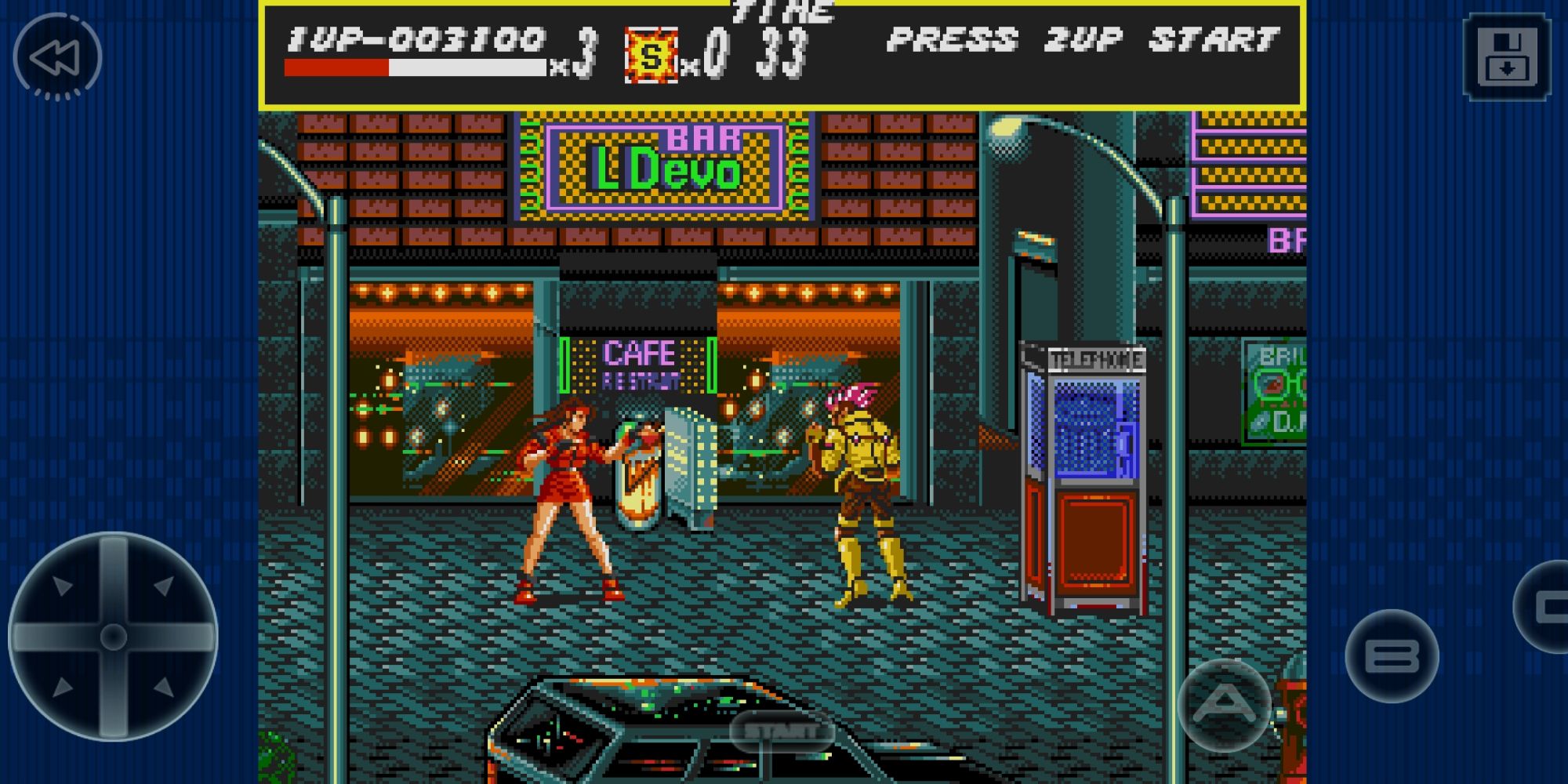 Blaze From Streets Of Rage Fighting