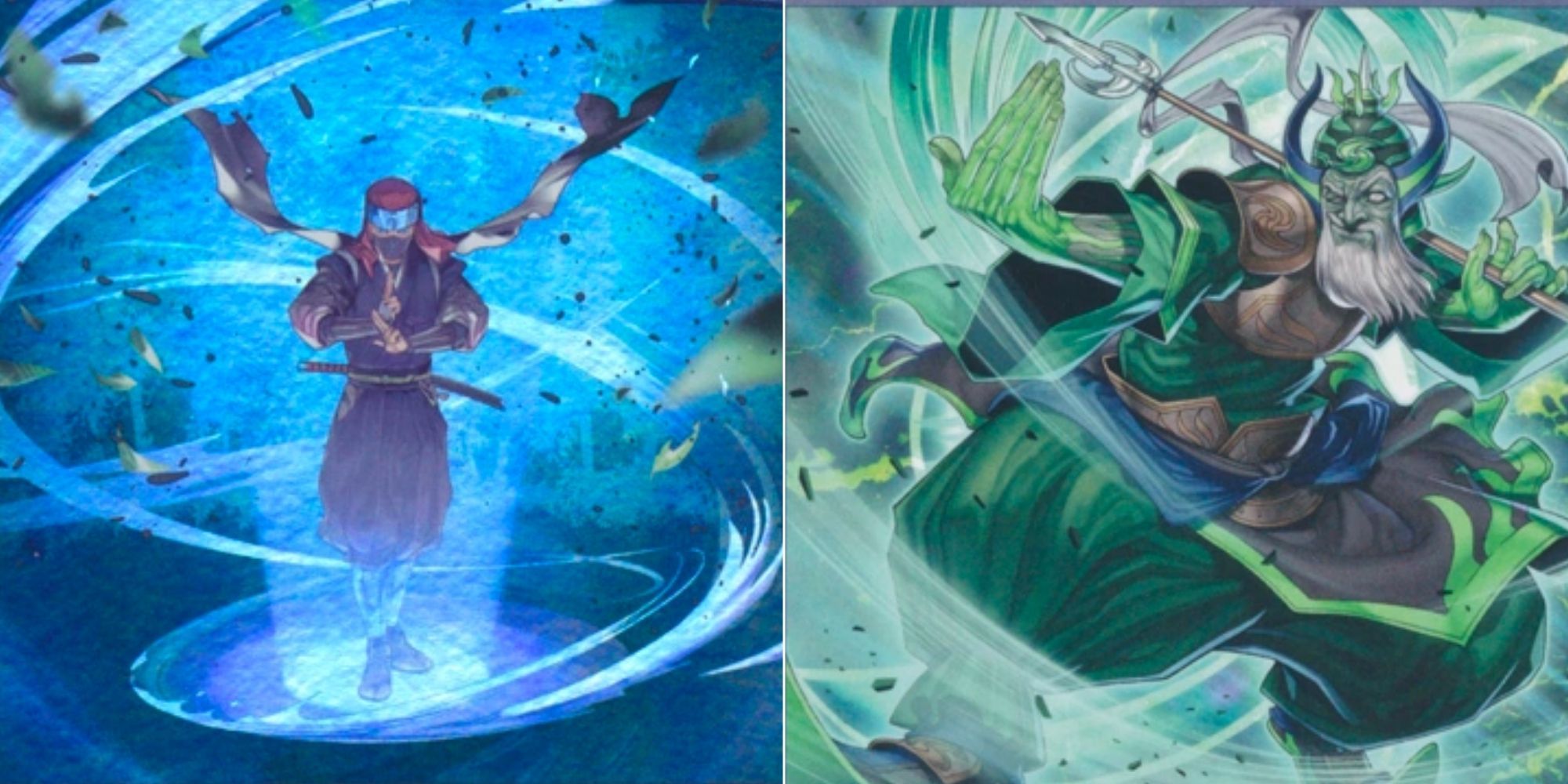 Yu-Gi-Oh Wind Support Split Image Of Artwork