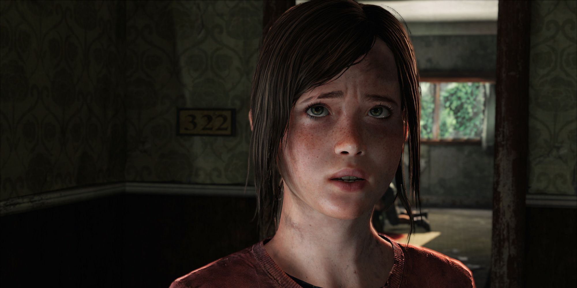 Ellie Looking Distressed In The Last Of Us